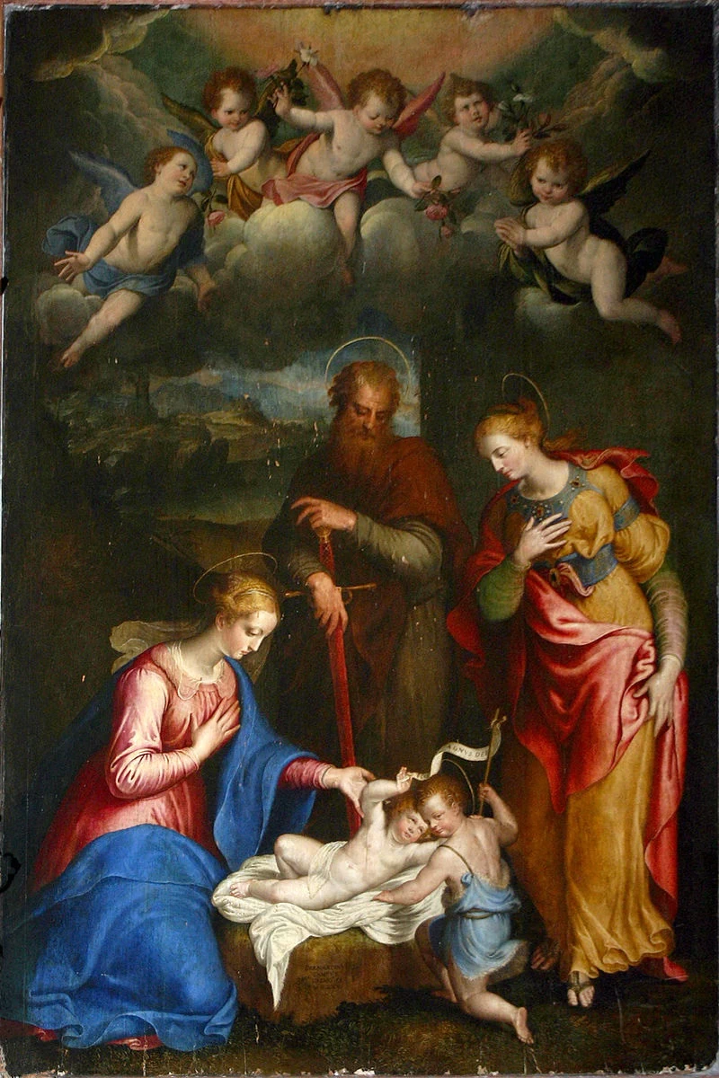 Madonna coi santi Paolo, Barbara e Giovannino - Chiesa di Sant'Antonio Abate, Milano